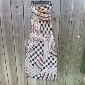 Mlle Gabrielle Dress Womens Sz M Straples Pullover Stretch Elastic Waist